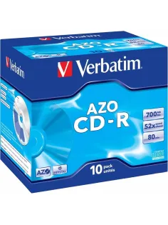 Носители информации CD-R Verbatim 700Mb 52x Jewel case (10шт/уп) (43327)