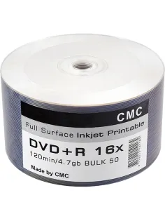Носители информации CMC DVD+R 4,7 GB 16x Bulk/50 Full Ink Print
