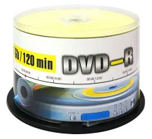 Носители информации DVD-R, 16x, Mirex, Cake/50, UL130003A1B