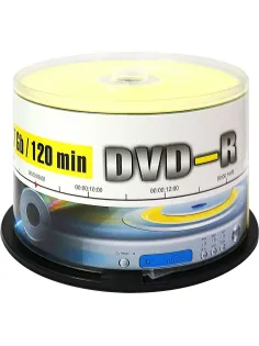 Носители информации DVD-R, 16x, Mirex, Cake/50, UL130003A1B
