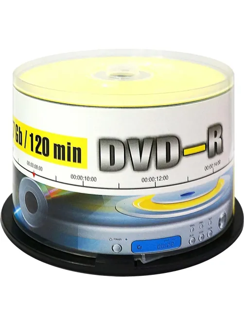 Носители информации DVD-R, 16x, Mirex, Cake/50, UL130003A1B