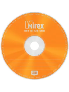 Носители информации DVD+R, 16x, Mirex, Cake/50, UL130013A1B