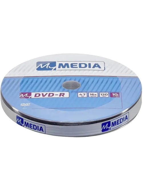 Носители информации DVD-R MyMedia 4.7Gb 16x Pack wrap (10шт/уп) (69205)