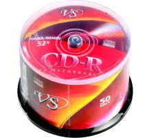Носители информации CD-R, 52x, VS, Cake/50, VSCDRCB5001