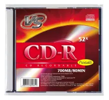 Носители информации CD-R 80 52x, VS, SL/5шт/уп Ink Print