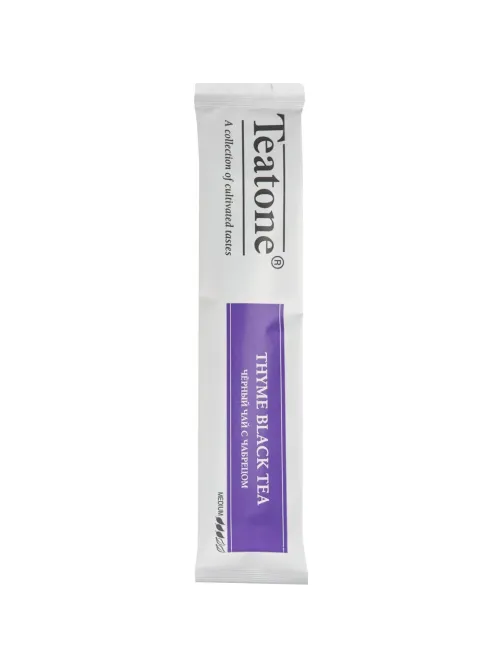 Чай Teatone черный с чабрецом в металл.стике 15шт/уп. 745