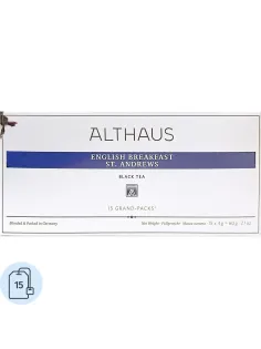 Чай Althaus Grand Pack English Breakfast St. Andrews для чайника, 15пак