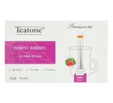 Чай напиток Лесные ягоды TEATONE в металл.стике. 100 шт./уп.1257