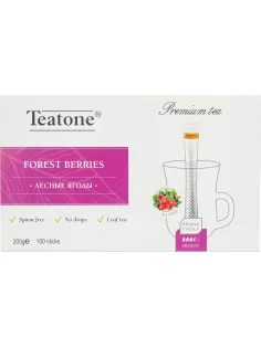 Чай напиток Лесные ягоды TEATONE в металл.стике. 100 шт./уп.1257