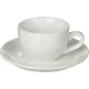 Кофейная пара Chan Wave Classic Шоко, фарфор, белый, 90мл, фк 875