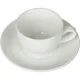 Кофейная пара Chan Wave Classic Шоко, фарфор, белый, 90мл, фк 875
