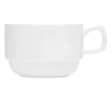 Чашка чайная 'Кунстверк';фарфор;200мл;D=85/54,H=50,L=110мм;белый 6шт/уп