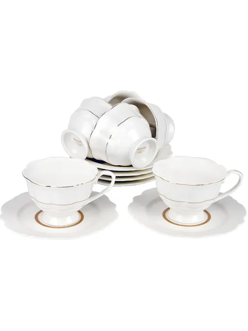 Набор чайный 12пр. White chic (6 персон) v=190мл (подарочная уп), 0970019