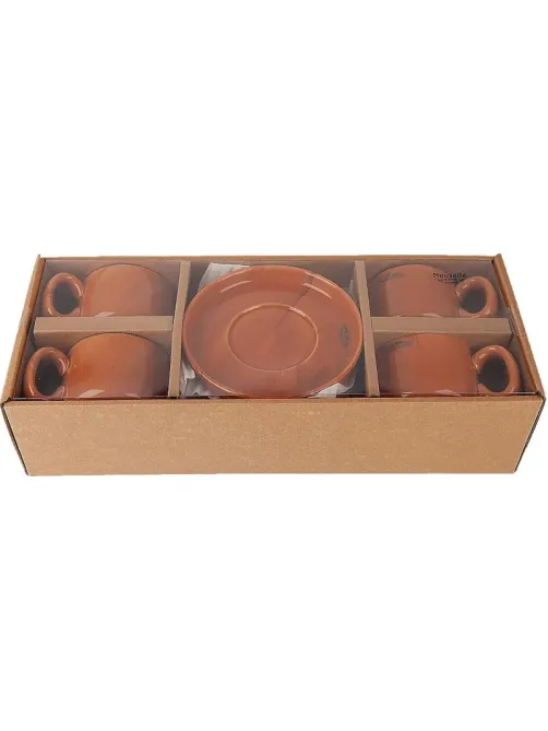 Набор чайный 8пр. Wooden Grain (4 персон) v=200мл (фарфор), 1730306