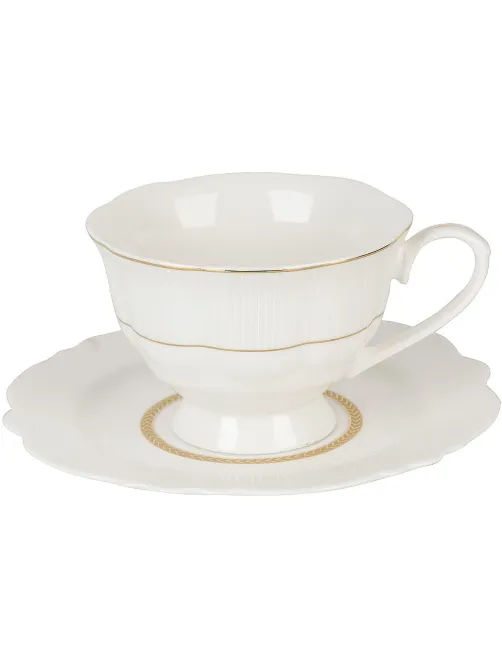 Набор чайный 12пр. White chic (6 персон) v=190мл (подарочная уп), 0970019