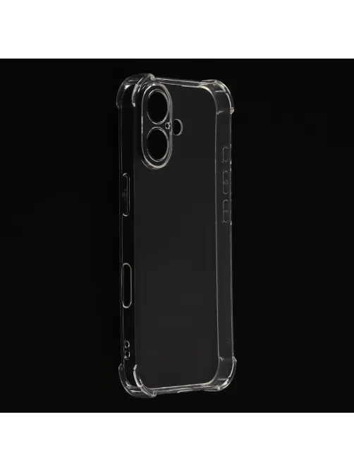 Чехол RedLine iBox Crystal для iPhone 17, с усил.углами, силикон, прозр