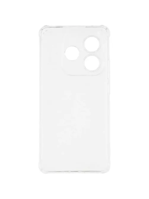 Чехол накладка PERO силикон для Xiaomi Redmi Note 14 прозрачный