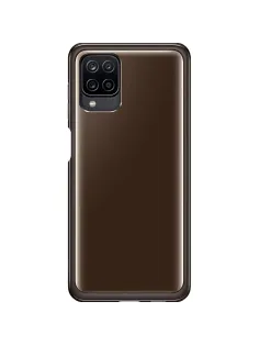 Чехол -крышка Soft Clear Cover A12, Samsung, чер, EF-QA125TBEGRU