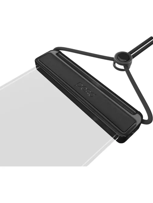Чехол PERO влагозащитный для смартфона SB04 WATERPROOF BAG черный
