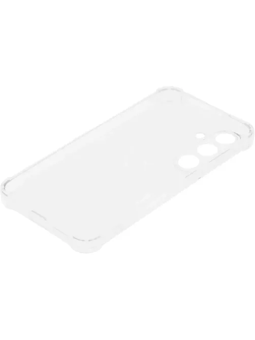 Чехол накладка PERO силикон для Samsung S25 прозрачный усиленный