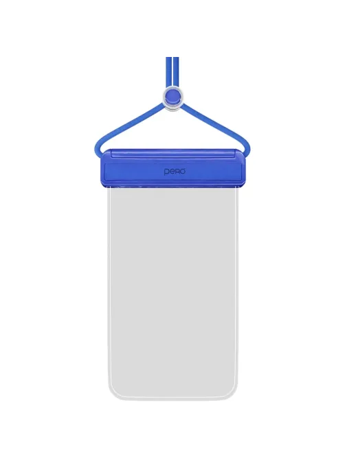 Чехол PERO влагозащитный для смартфона SB04 WATERPROOF BAG синий