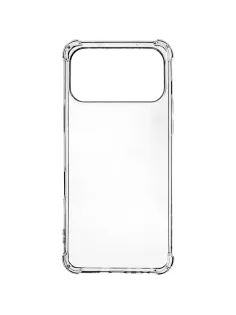 Чехол клип-кейс PERO силикон для Apple iPhone 17 Pro прозрачный усиленный