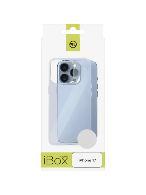 Чехол RedLine iBox Crystal для iPhone 17, с усил.углами, силикон, прозр