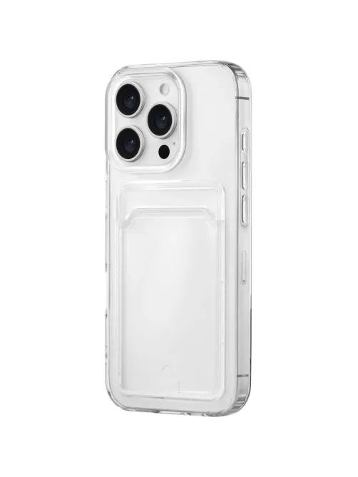 Чехол Rocket Clear Plus отд.дл.карты,iPhone16 Pro,прозр(RCS633TT63PCP-I24)