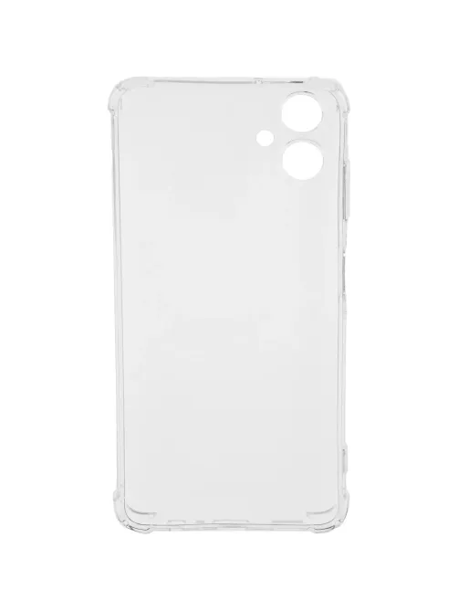 Чехол накладка PERO силикон для Samsung A06 прозрачный усиленный
