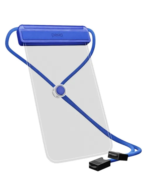 Чехол PERO влагозащитный для смартфона SB04 WATERPROOF BAG синий