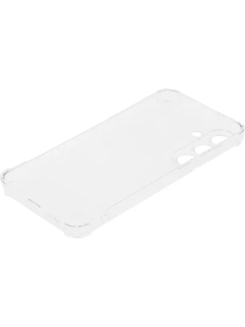 Чехол накладка PERO силикон для Samsung S25 Plus прозрачный усиленный