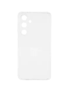 Чехол накладка PERO силикон для Samsung S24 FE прозрачный усиленный