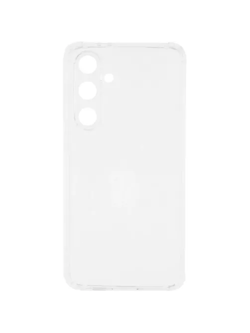 Чехол накладка PERO силикон для Samsung S24 FE прозрачный усиленный