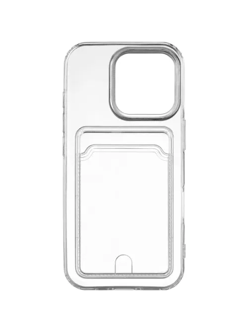Чехол Rocket Clear Plus отд.дл.карты,iPhone16 Pro,прозр(RCS633TT63PCP-I24)