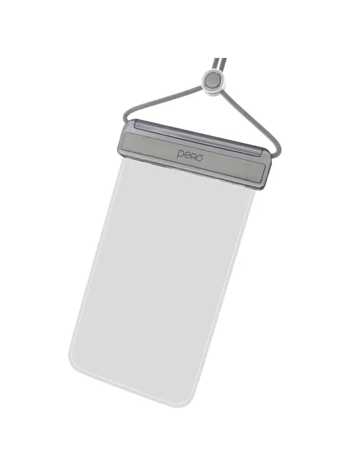 Чехол PERO влагозащитный для смартфона SB04 WATERPROOF BAG серый