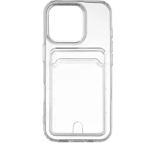 Чехол Rocket Clear Plus отд.дл.карты,iPhone16 Pro,прозр(RCS633TT63PCP-I24)
