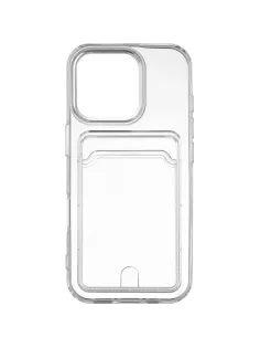 Чехол Rocket Clear Plus отд.дл.карты,iPhone16 Pro,прозр(RCS633TT63PCP-I24)