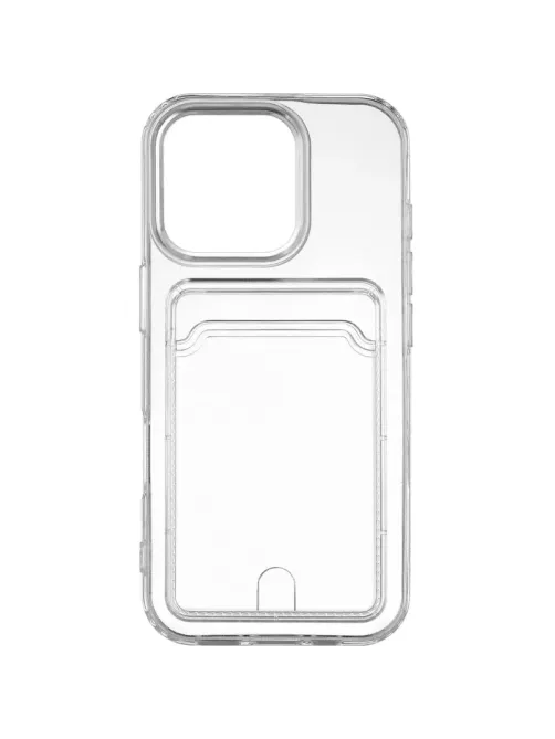 Чехол Rocket Clear Plus отд.дл.карты,iPhone16 Pro,прозр(RCS633TT63PCP-I24)