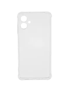 Чехол накладка PERO силикон для Samsung A06 прозрачный усиленный