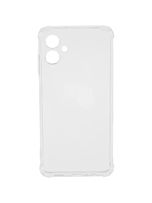 Чехол накладка PERO силикон для Samsung A06 прозрачный усиленный