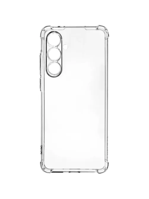 Чехол накладка PERO силикон для Samsung A56 прозрачный усиленный