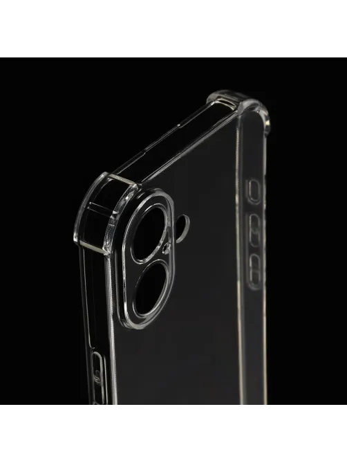 Чехол RedLine iBox Crystal для iPhone 17, с усил.углами, силикон, прозр