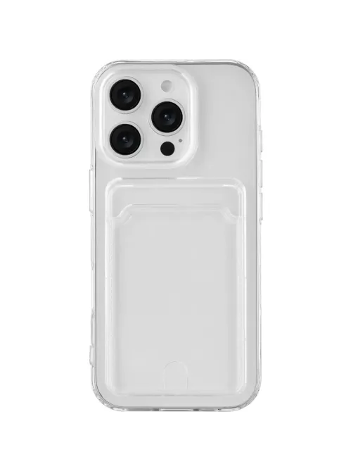 Чехол Rocket Clear Plus отд.дл.карты,iPhone16 Pro,прозр(RCS633TT63PCP-I24)