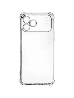 Чехол клип-кейс PERO силик. для Apple iPhone 17 Pro Max прозрачн. усиленный