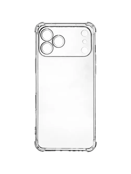 Чехол клип-кейс PERO силик. для Apple iPhone 17 Pro Max прозрачн. усиленный