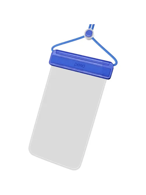 Чехол PERO влагозащитный для смартфона SB04 WATERPROOF BAG синий