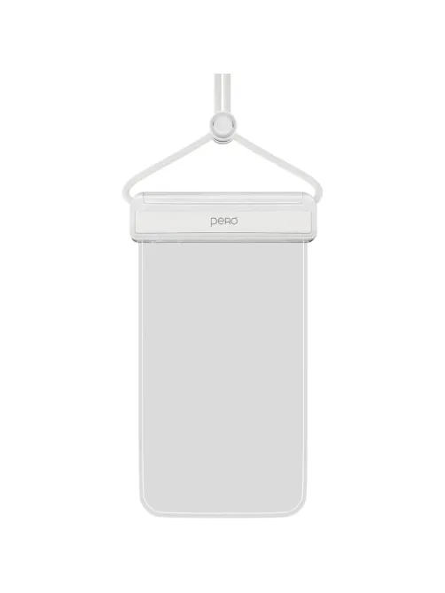 Чехол PERO влагозащитный для смартфона SB04 WATERPROOF BAG белый