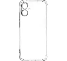 Чехол накладка PERO силикон для Samsung A07 прозрачный усиленный