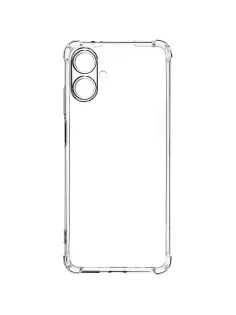 Чехол накладка PERO силикон для Samsung A07 прозрачный усиленный
