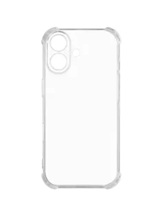 Чехол RedLine iBox Crystal для iPhone 17, с усил.углами, силикон, прозр